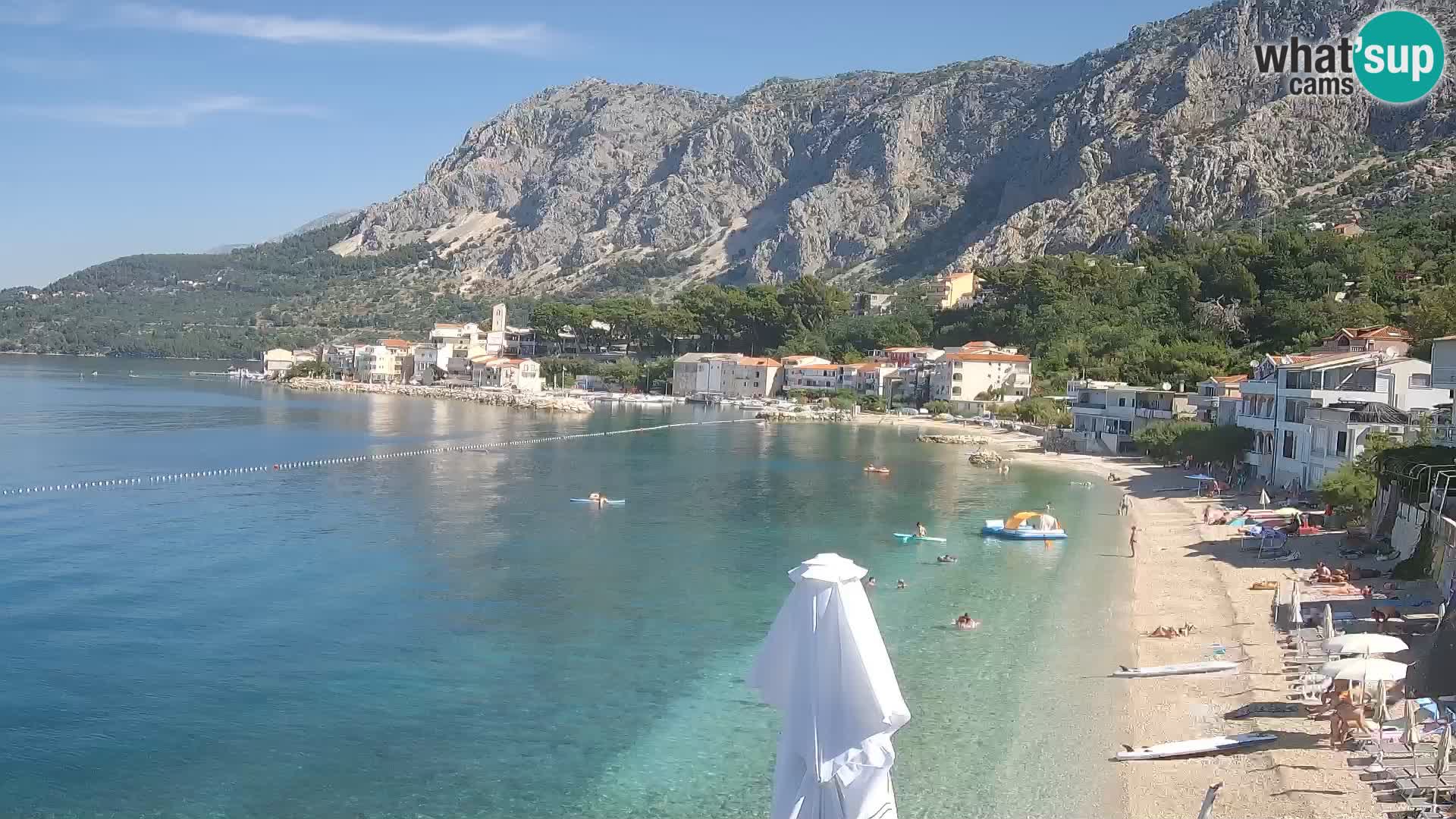 Kamera v živo Drašnice (Podgora) – Plaža