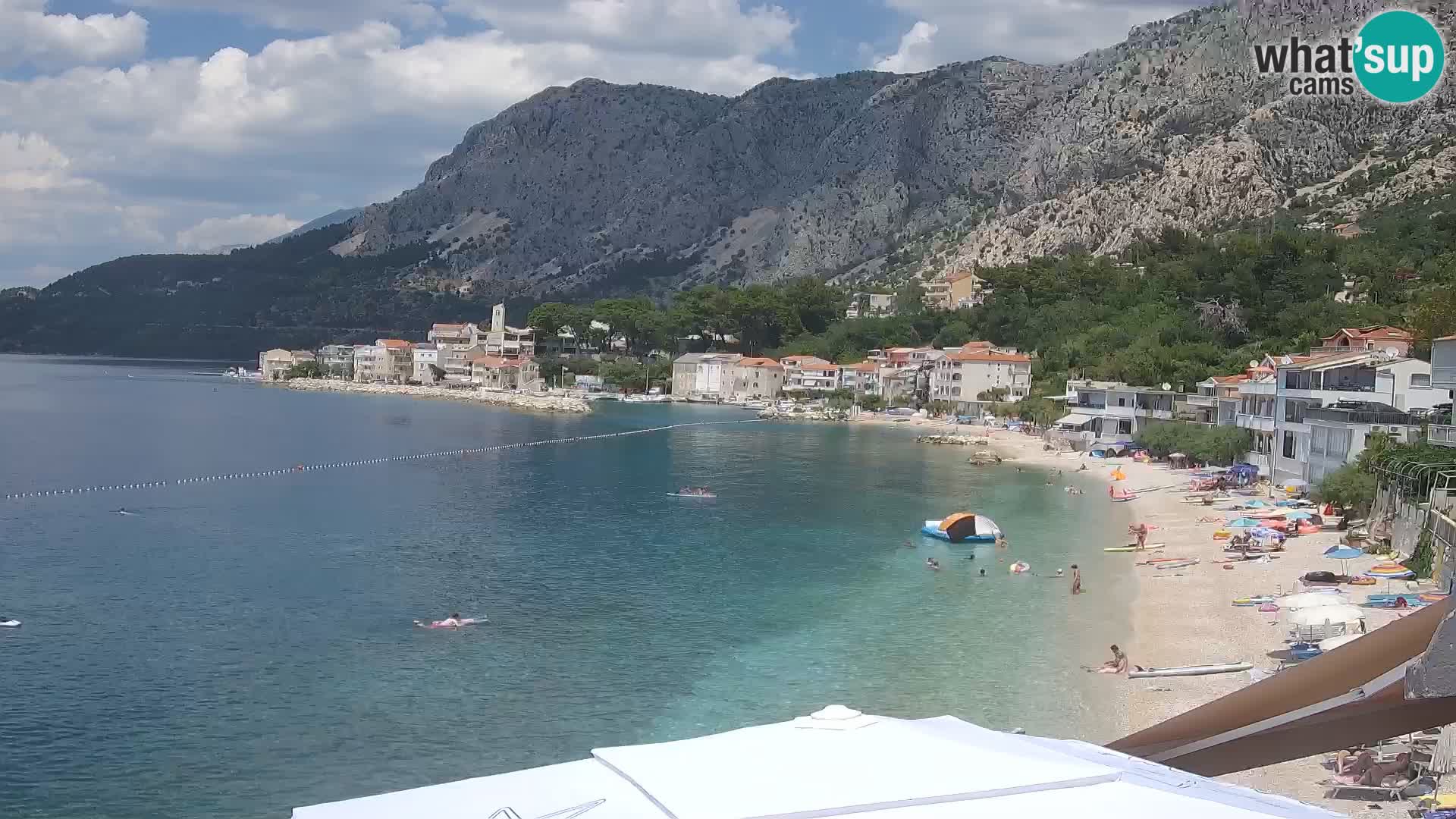 Webcam Drašnice (Podgora)  – Beach – Ober apartments