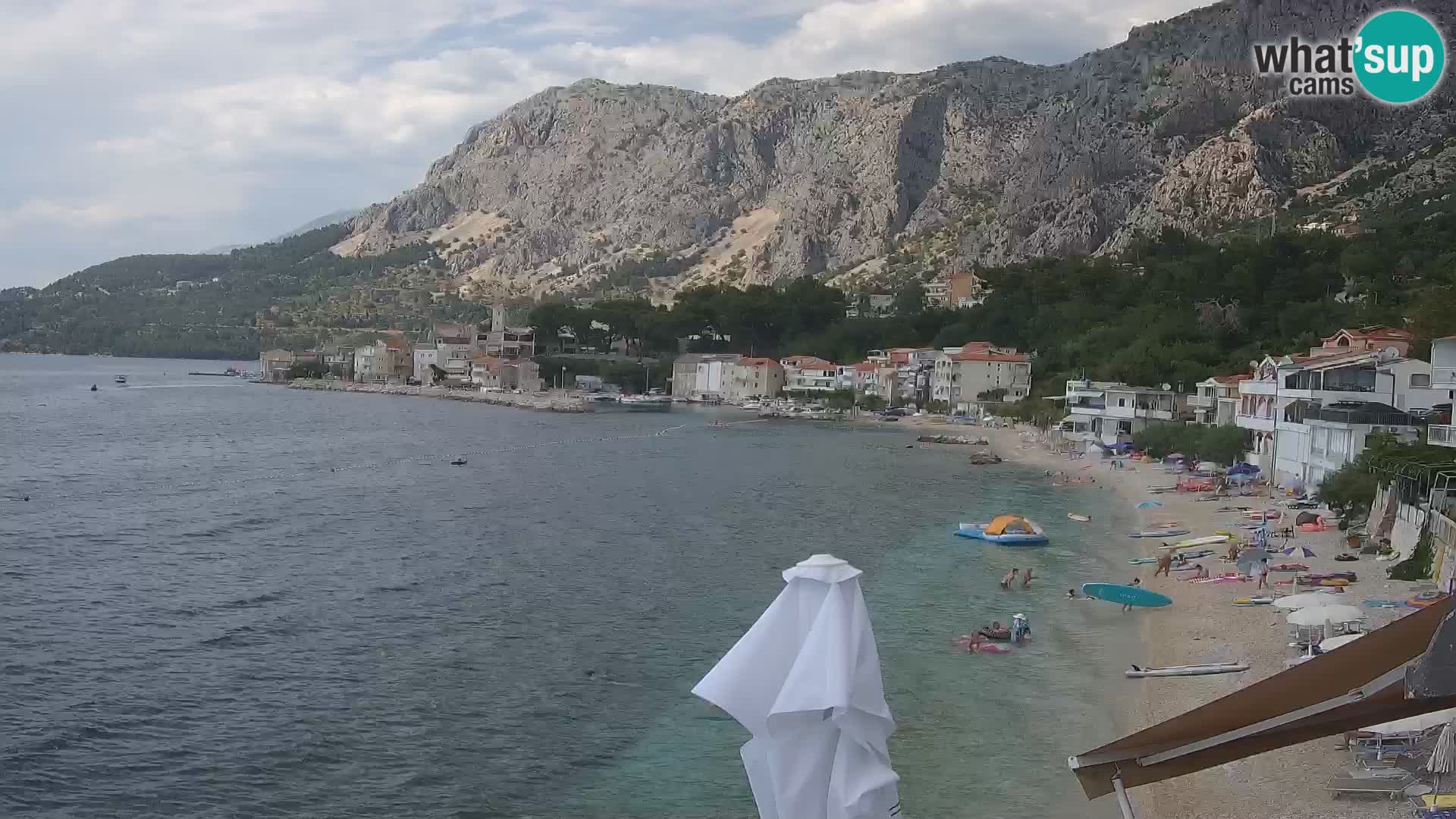 Webcam Drašnice (Podgora)  – Plage