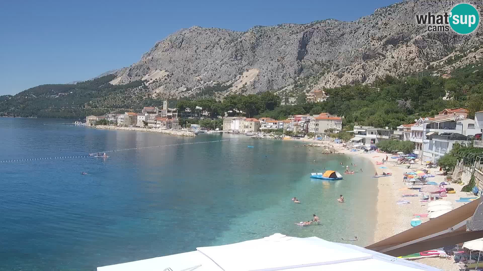 Webcam Drašnice (Podgora)  – Plage