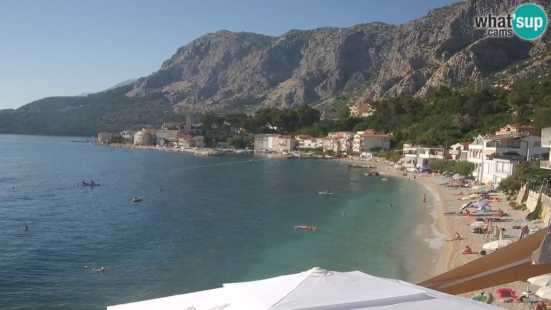 Kamera v živo Drašnice (Podgora) – Plaža