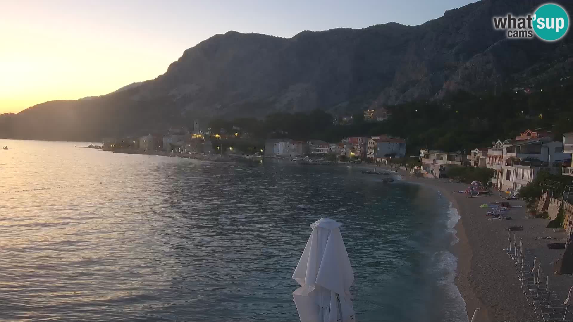 Webcam Drašnice (Podgora)  – Plage