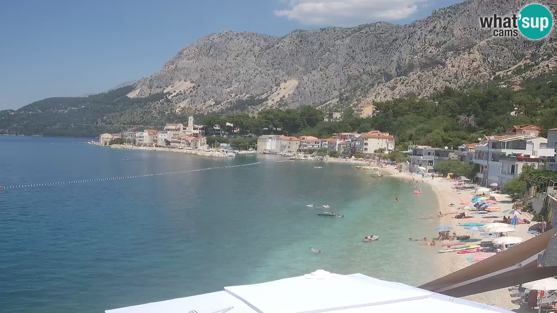 Webcam Drašnice (Podgora)  – Beach – Ober apartments