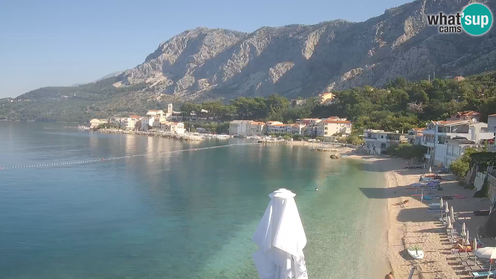 Webcam Drašnice (Podgora)  – Playa