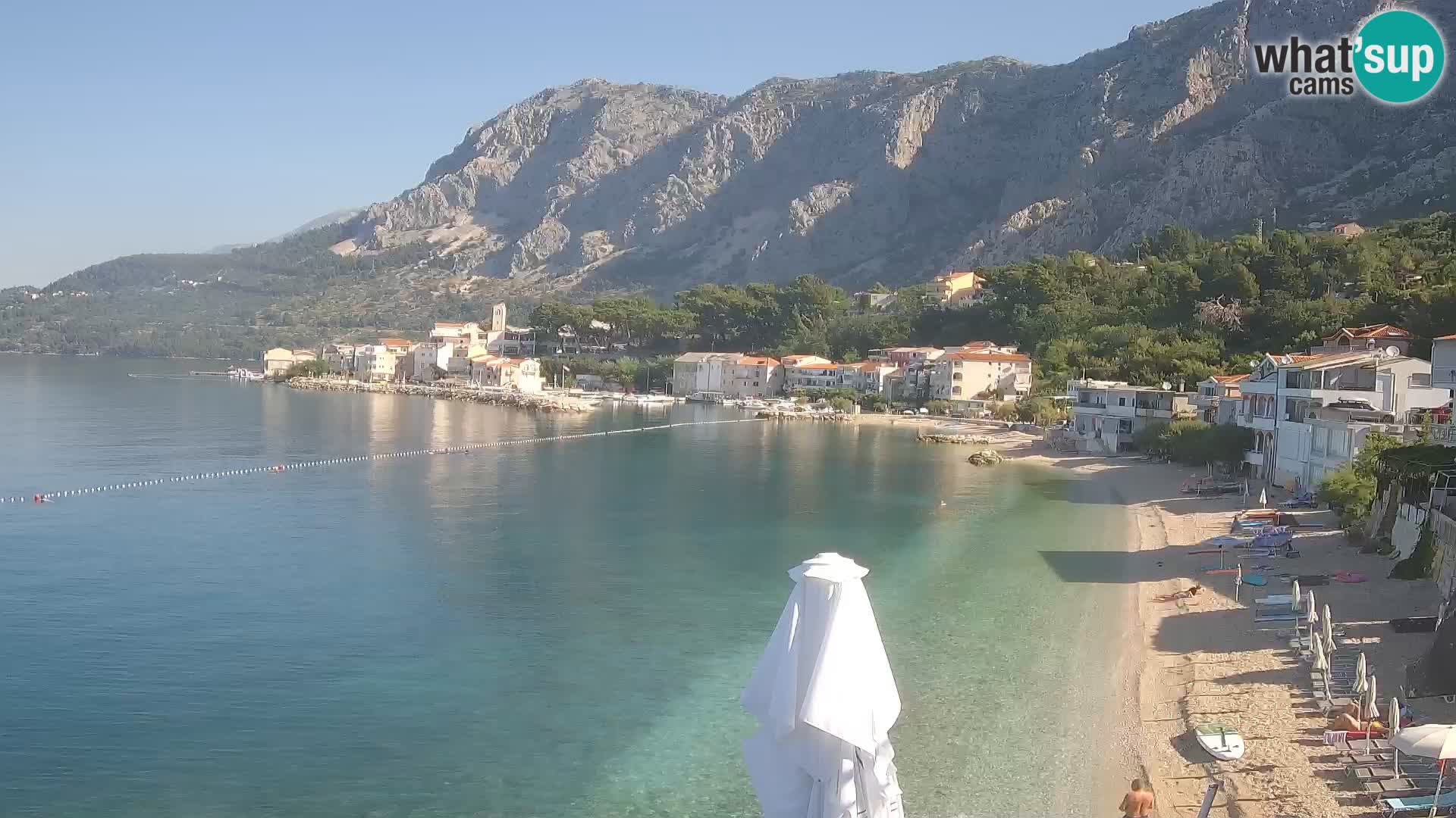 Webcam Drašnice (Podgora)  – Plage