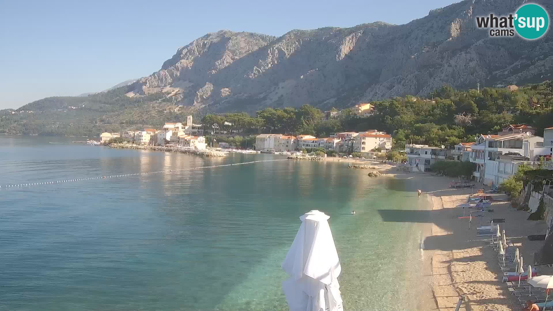 Webcam Drašnice (Podgora)  – Beach – Ober apartments