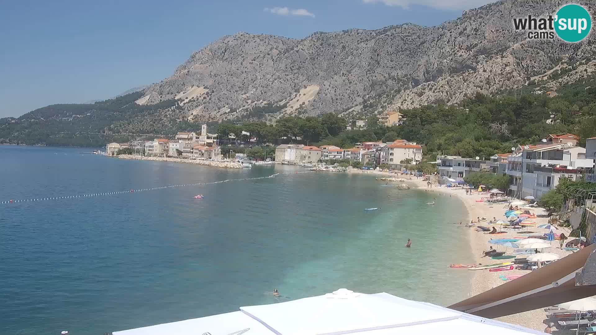 Webcam Drašnice (Podgora)  – Playa