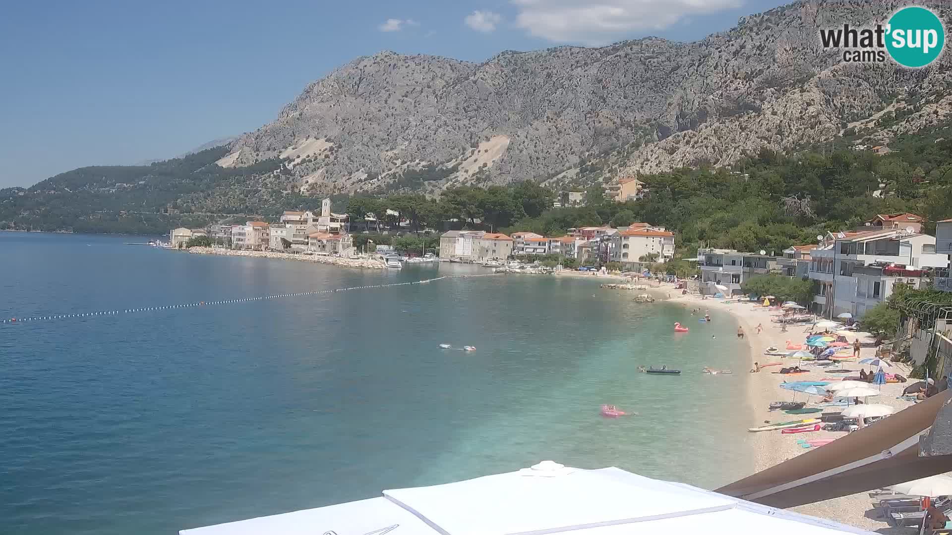 Kamera v živo Drašnice (Podgora) – Plaža