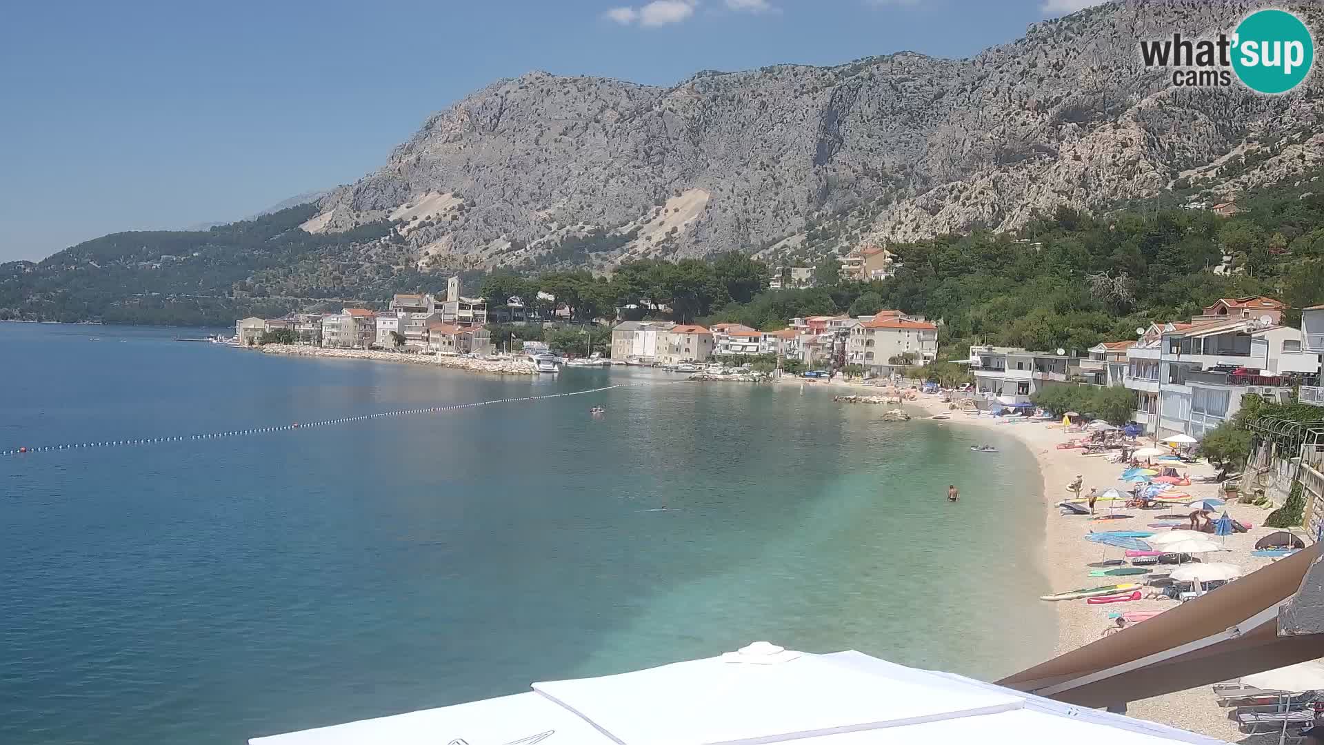 Webcam Drašnice (Podgora)  – Plage