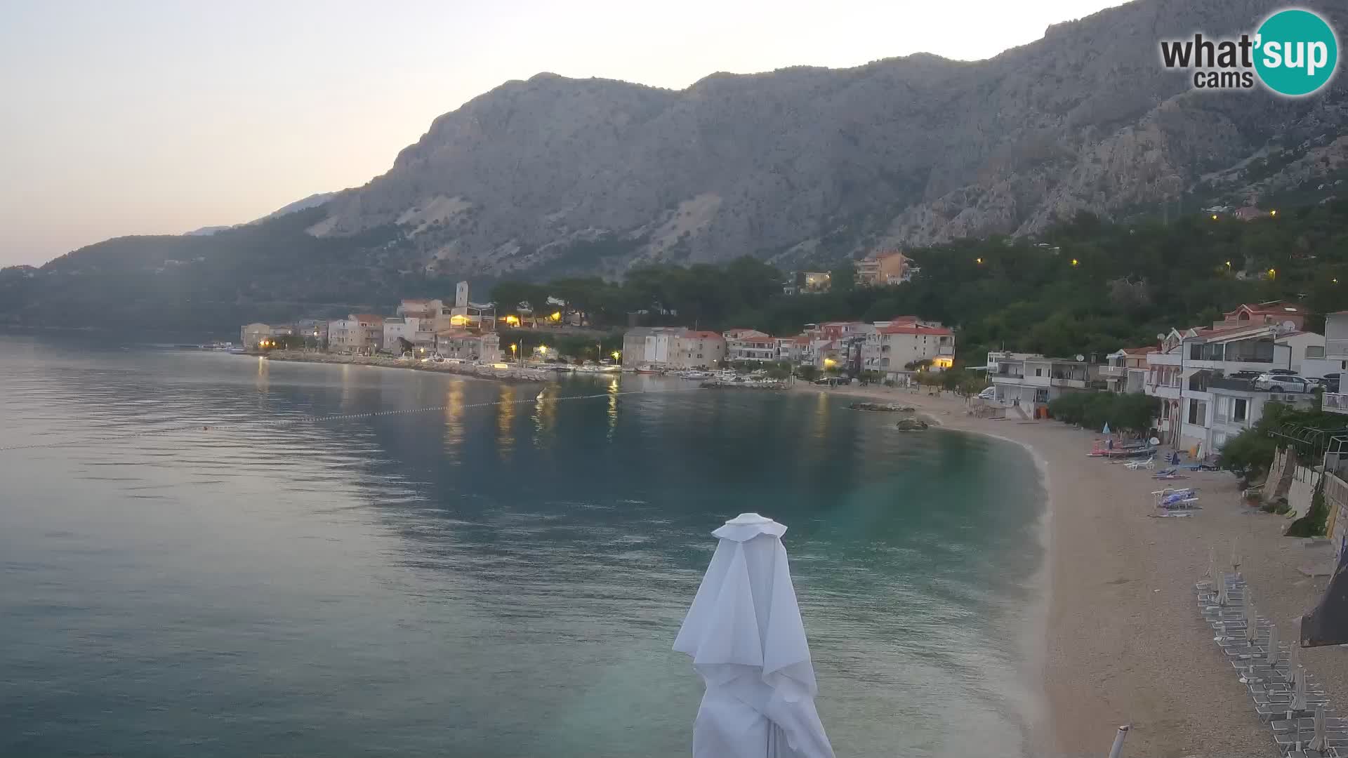 Kamera v živo Drašnice (Podgora) – Plaža