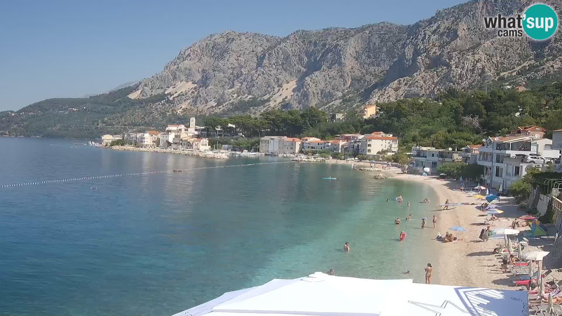 Webcam Drašnice (Podgora)  – Playa