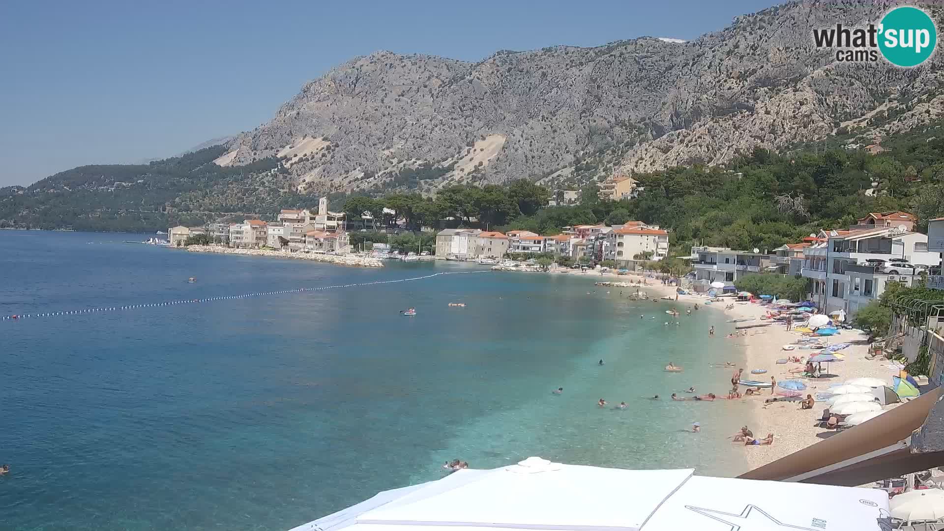 Webcam Drašnice (Podgora)  – Plage
