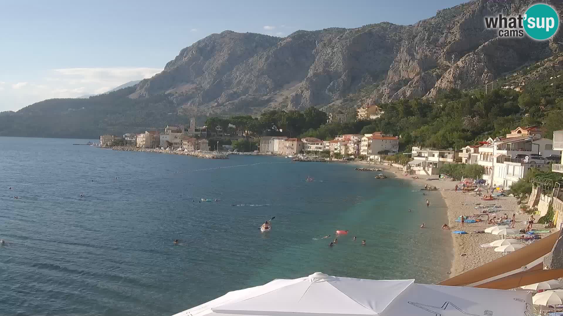Webcam Drašnice (Podgora)  – Playa