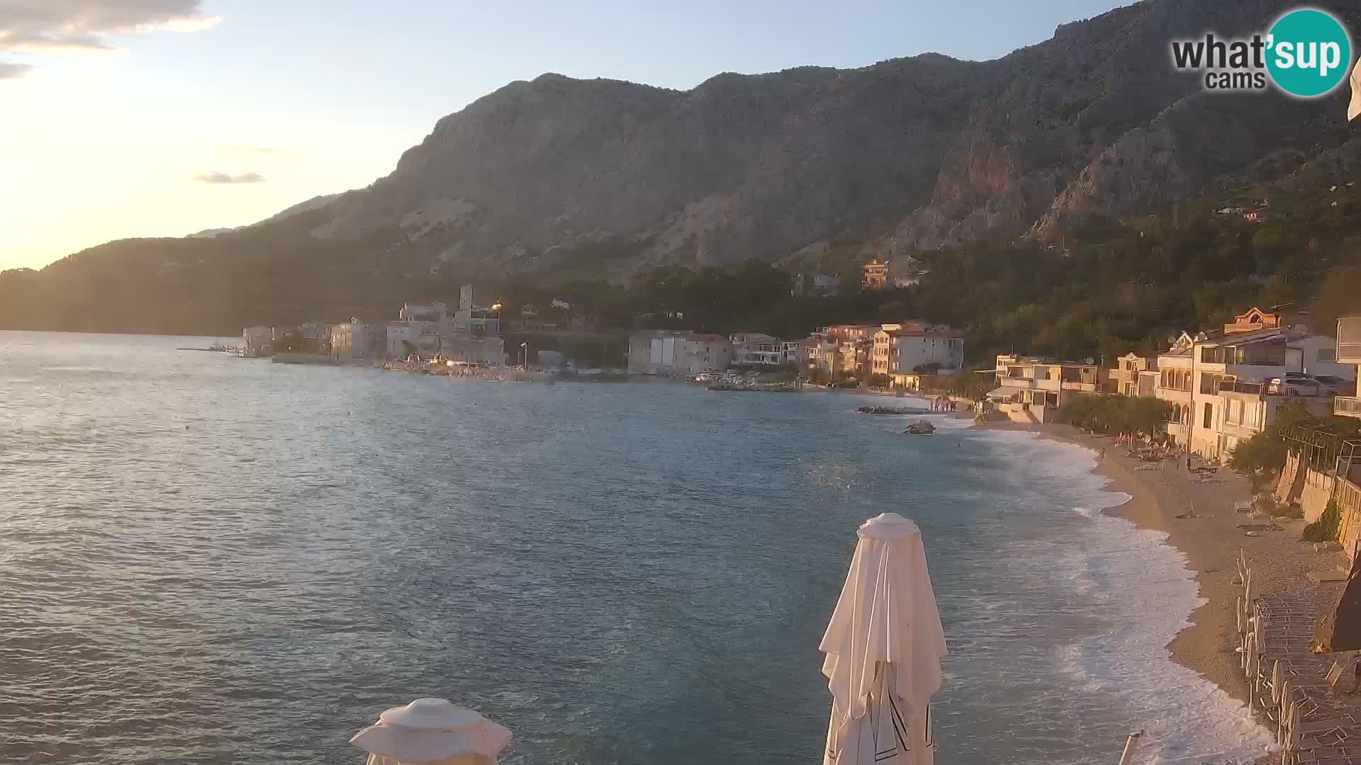 Webcam Drašnice (Podgora)  – Strand