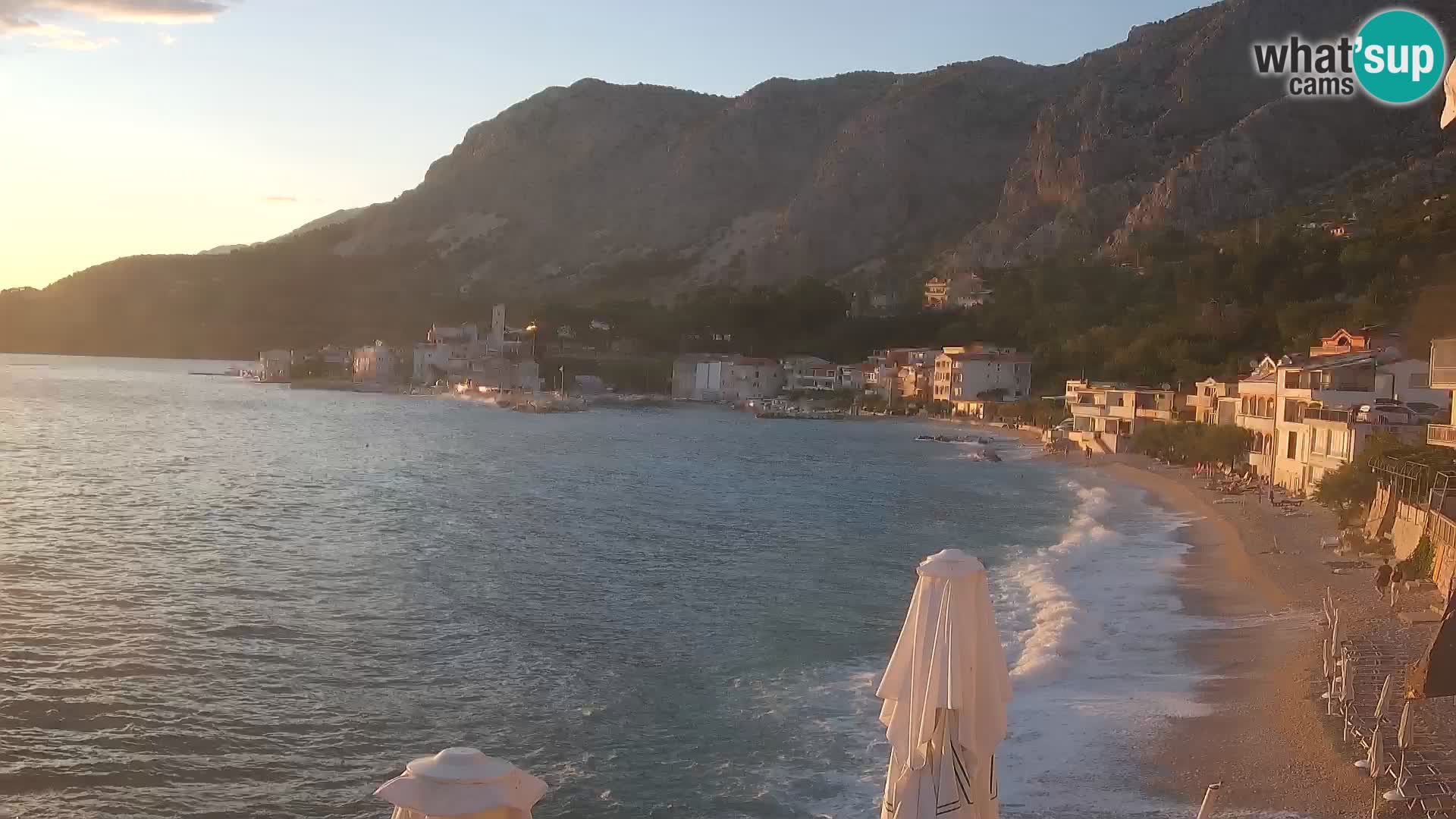Webcam Drašnice (Podgora)  – Playa