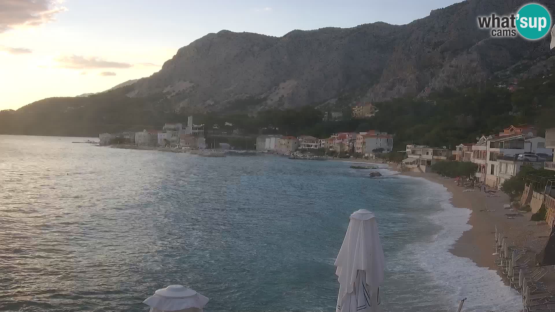 Webcam Drašnice (Podgora)  – Playa