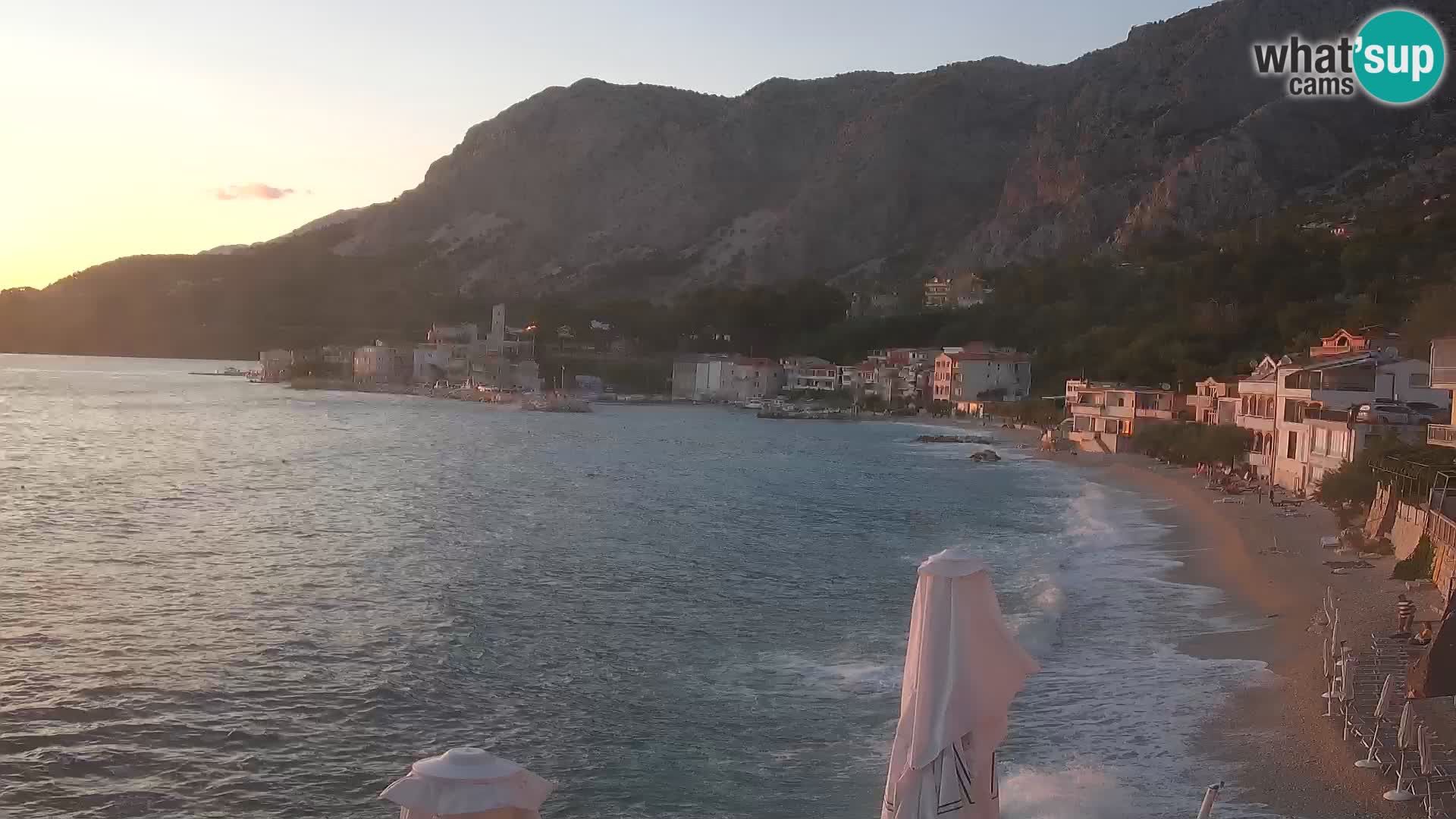 Webcam Drašnice (Podgora)  – Strand