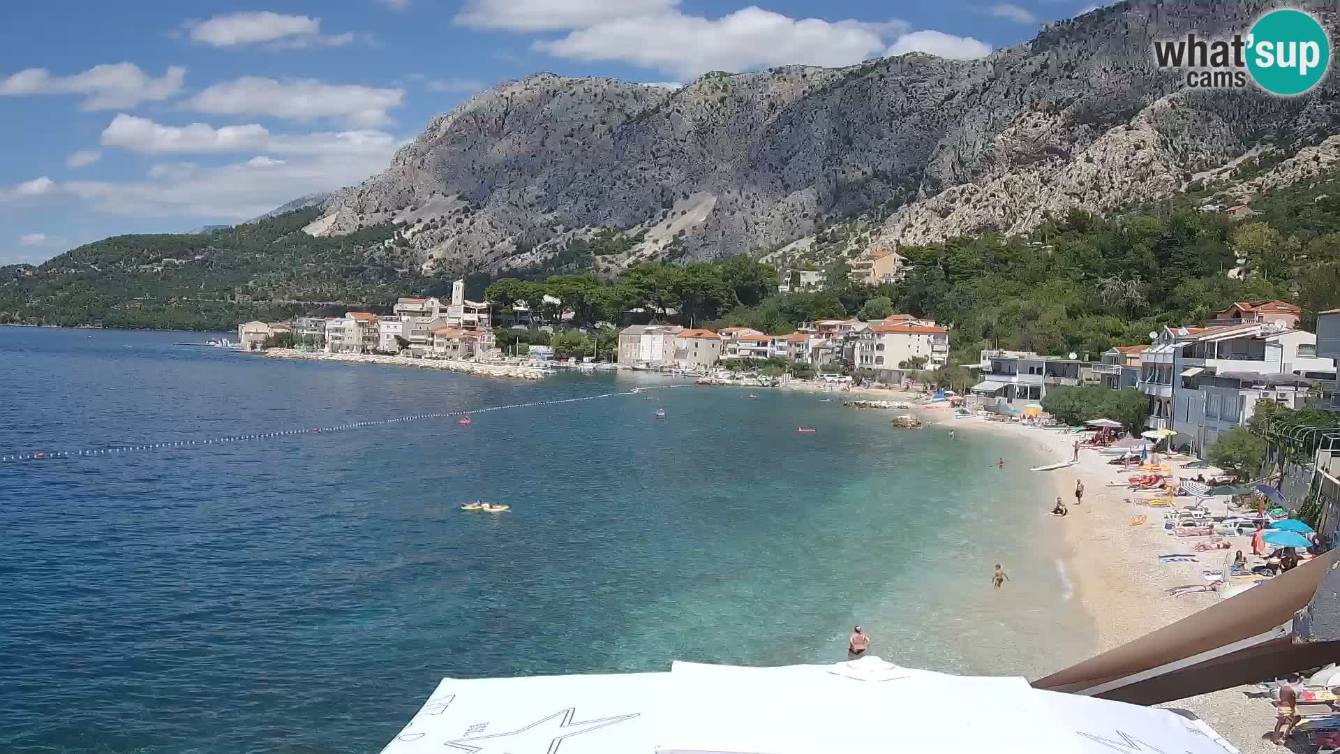 Webcam Drašnice (Podgora)  – Strand