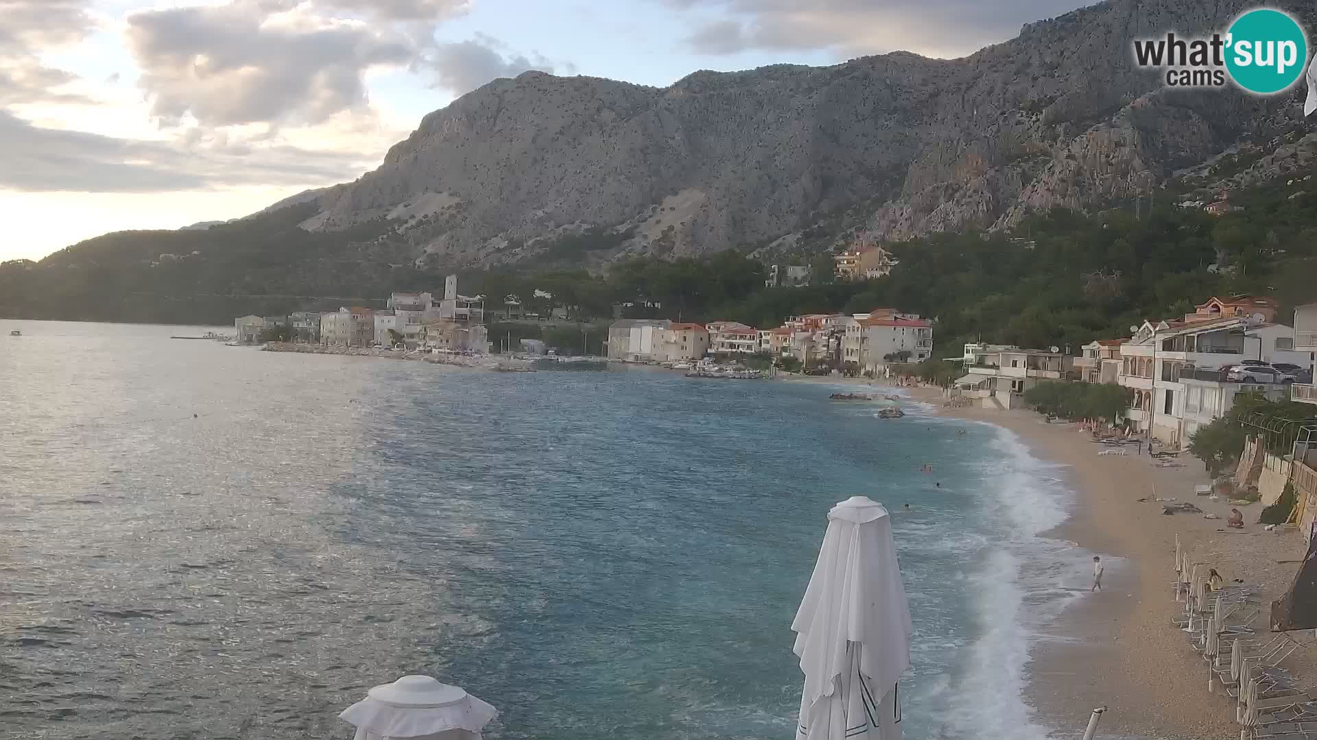 Webcam Drašnice (Podgora)  – Strand