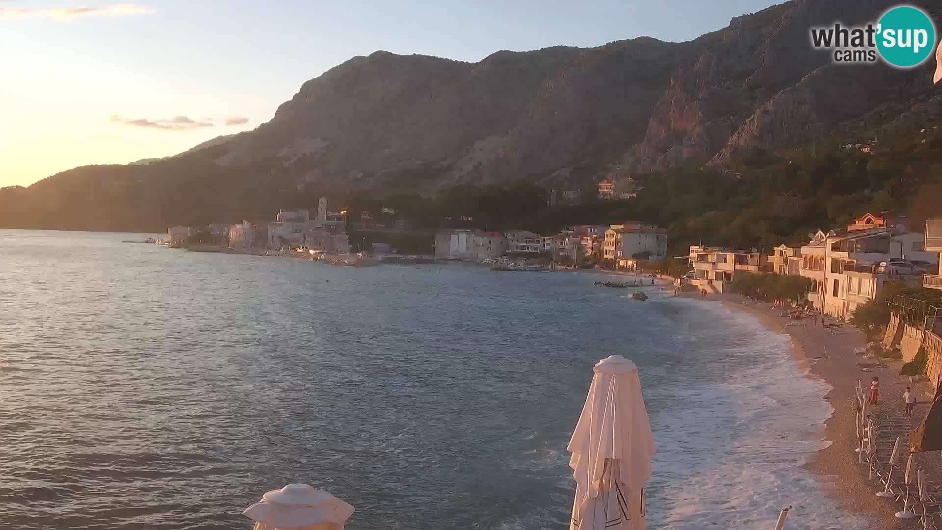 Webcam Drašnice (Podgora)  – Strand