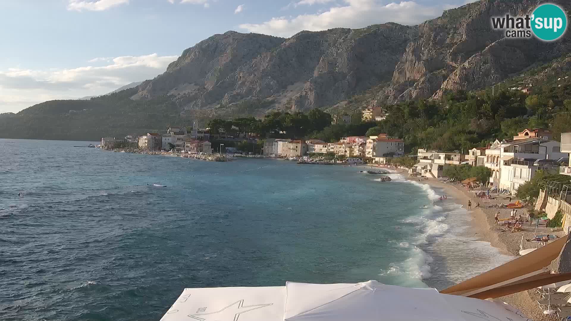 Webcam Drašnice (Podgora)  – Plage