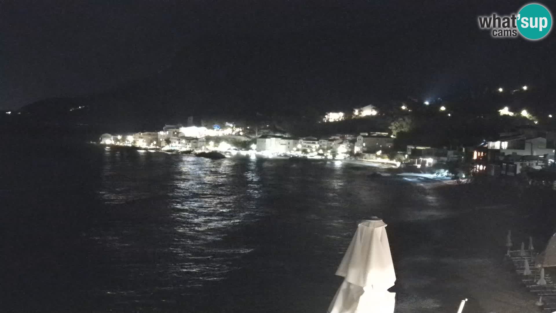 Webcam Drašnice (Podgora)  – Spiaggia