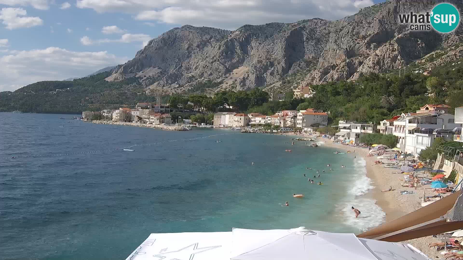 Webcam Drašnice (Podgora)  – Beach – Ober apartments