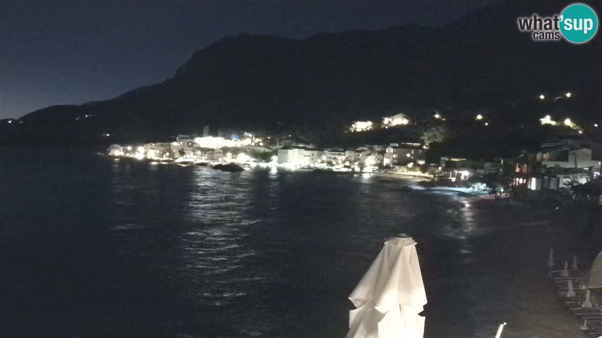 Webcam Drašnice (Podgora)  – Strand