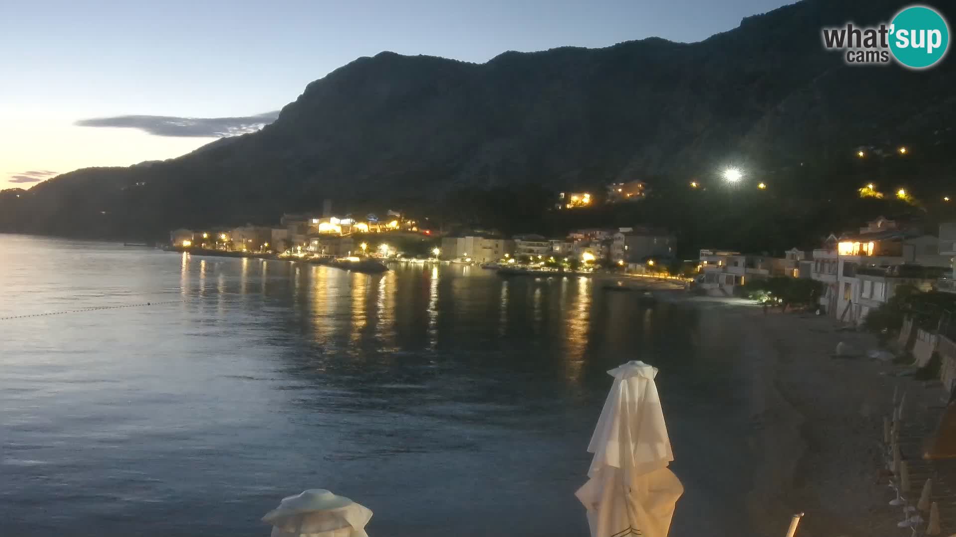 Webcam Drašnice (Podgora)  – Strand
