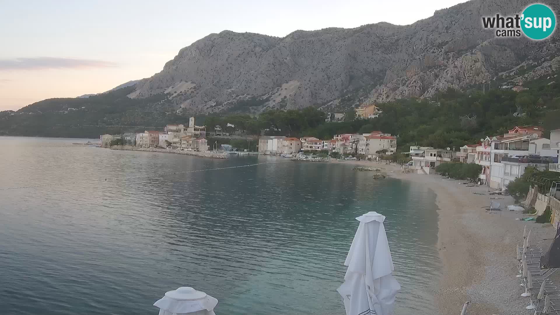 Webcam Drašnice (Podgora)  – Playa
