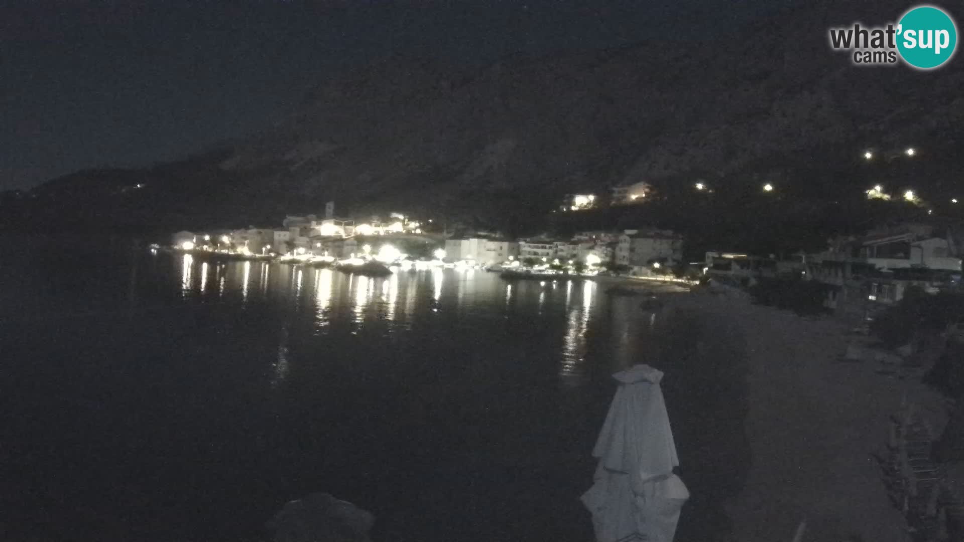 Webcam Drašnice (Podgora)  – Beach – Ober apartments