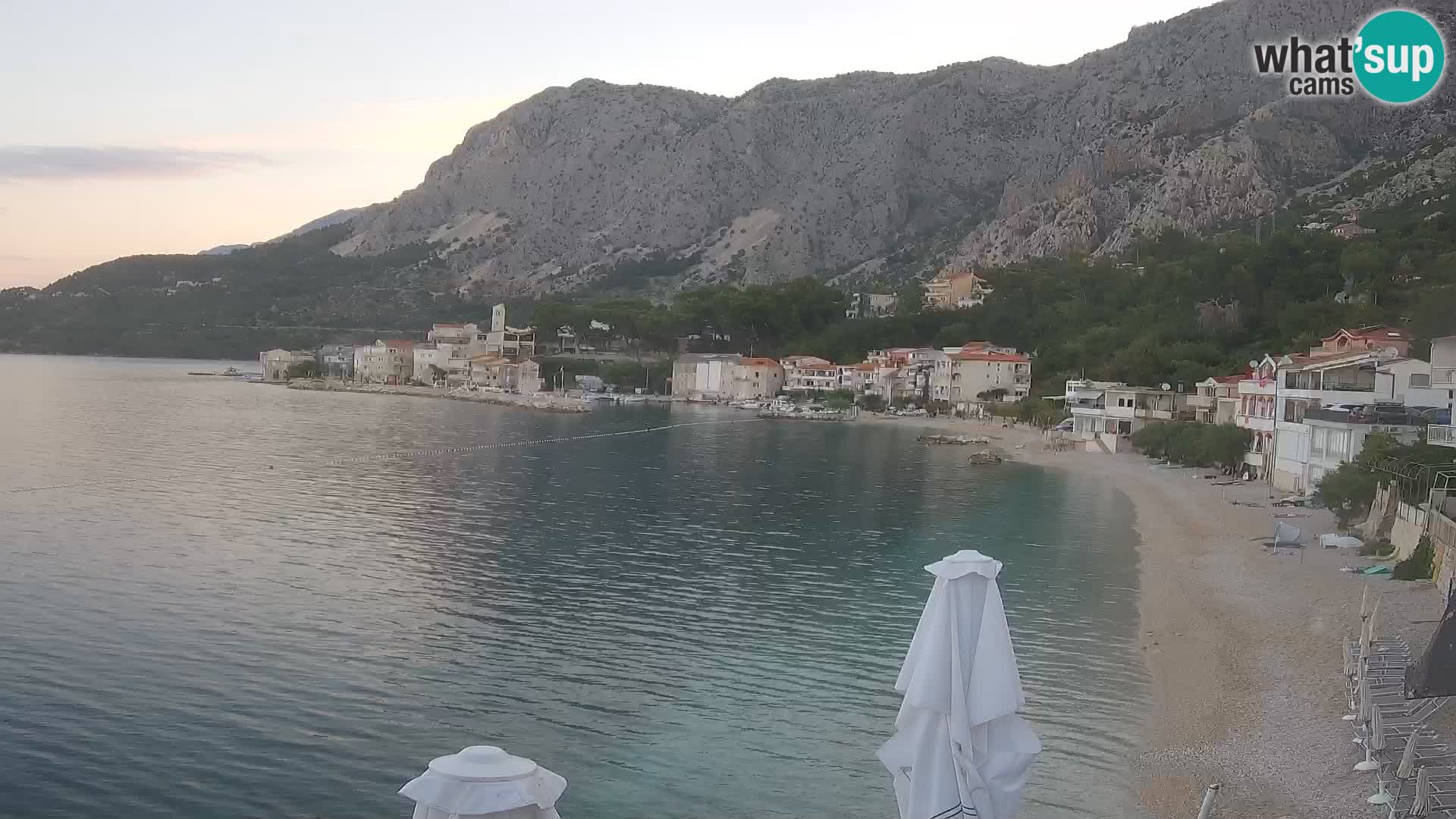 Webcam Drašnice (Podgora)  – Plage
