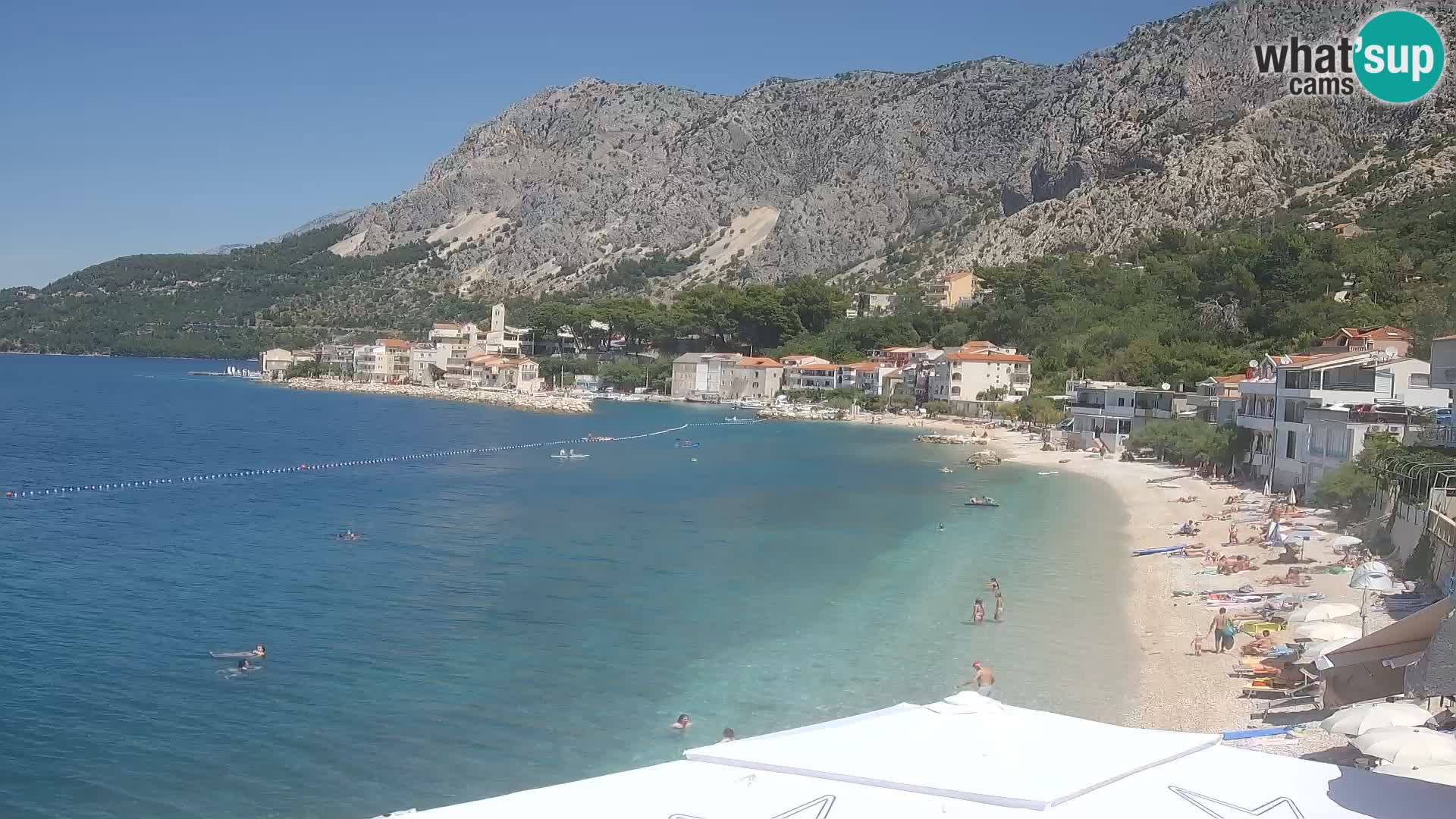 Kamera v živo Drašnice (Podgora) – Plaža