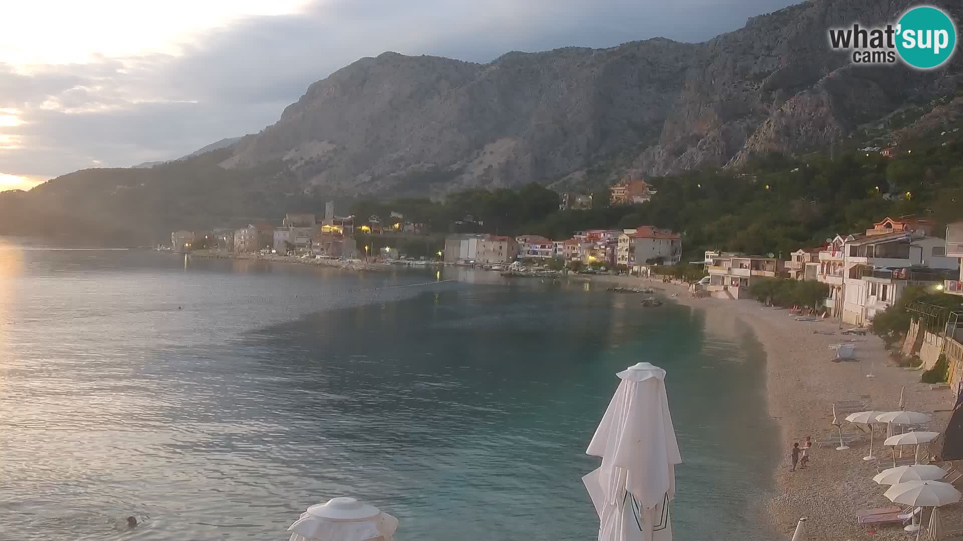 Webcam Drašnice (Podgora)  – Beach – Ober apartments
