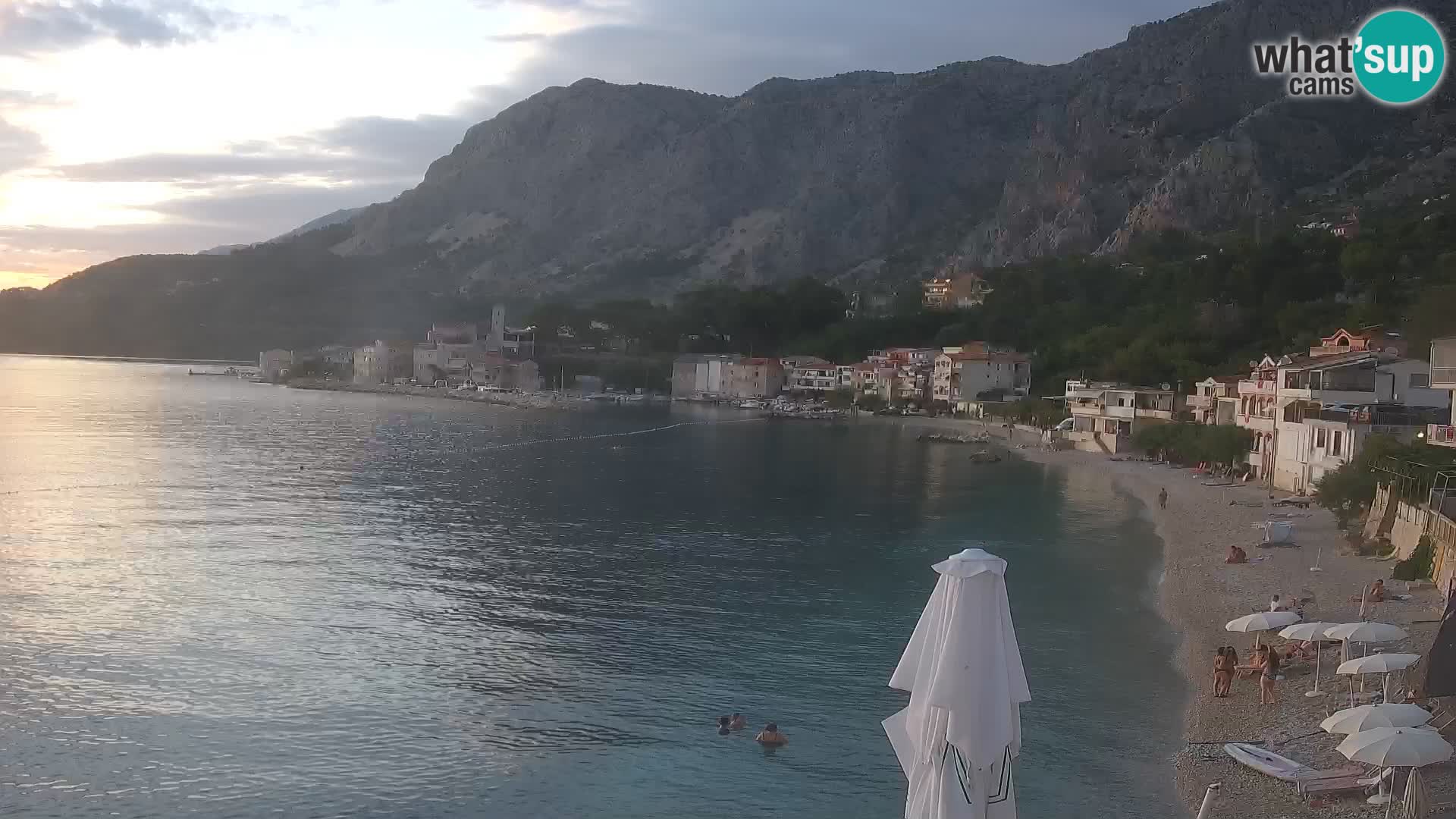 Kamera v živo Drašnice (Podgora) – Plaža