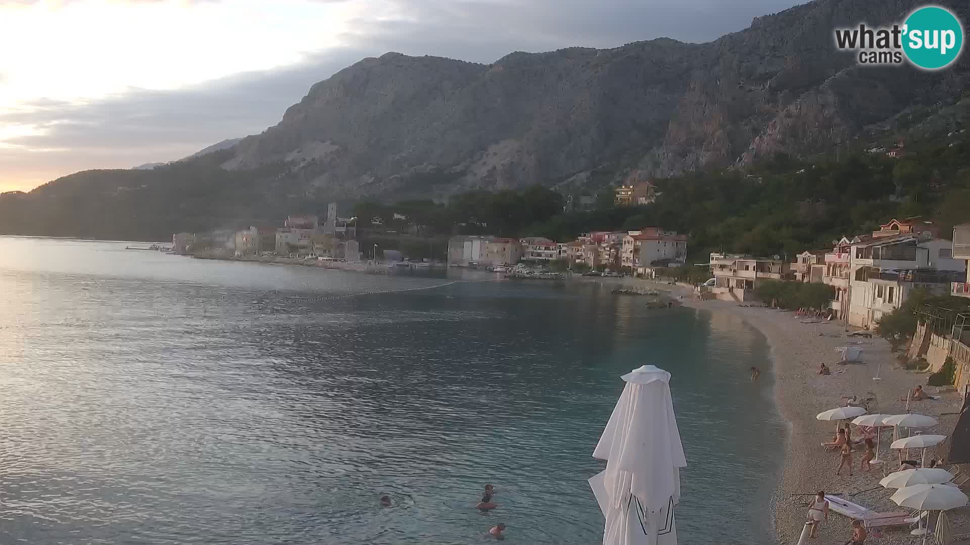Webcam Drašnice (Podgora)  – Plage