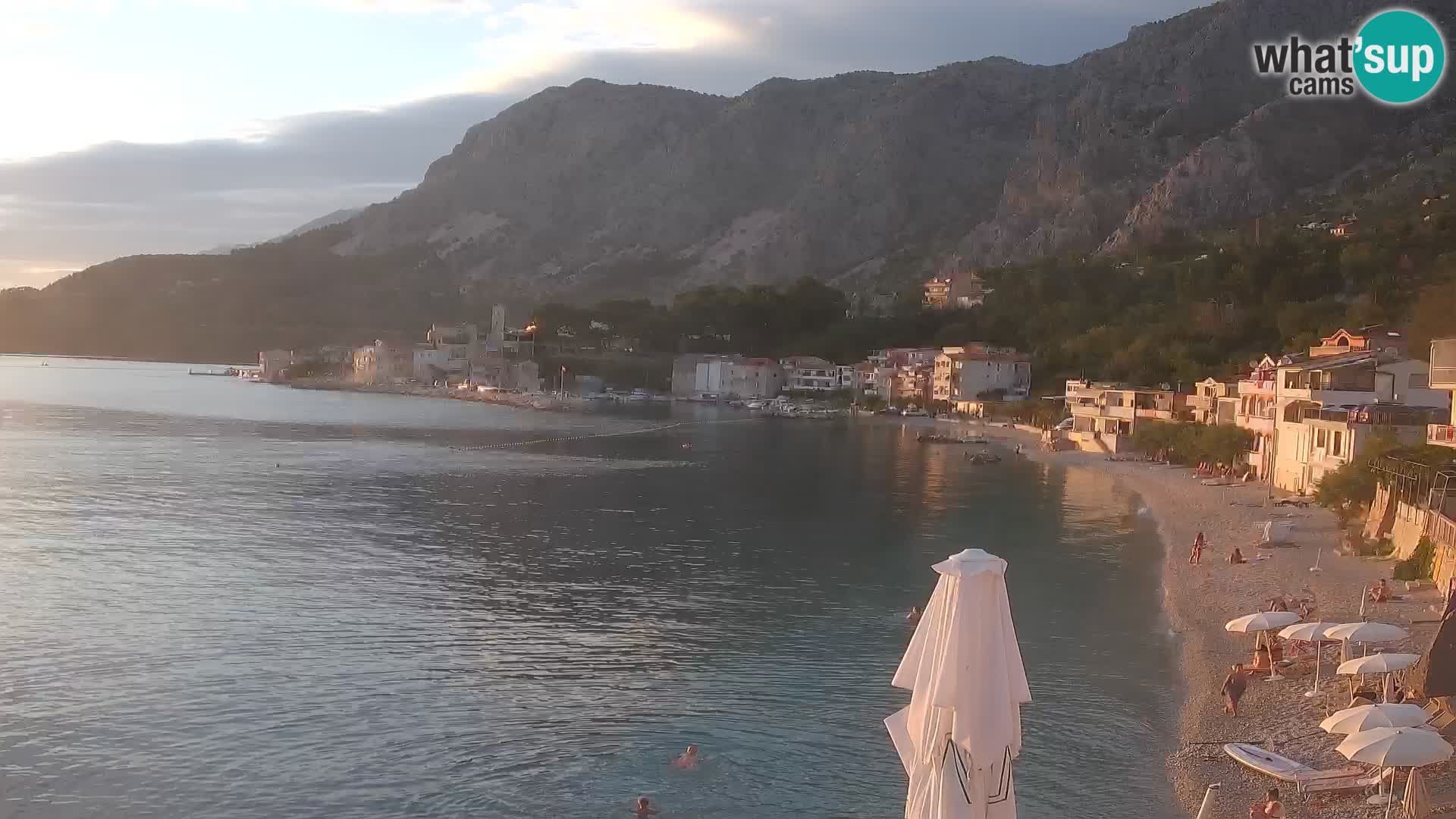 Webcam Drašnice (Podgora)  – Plage
