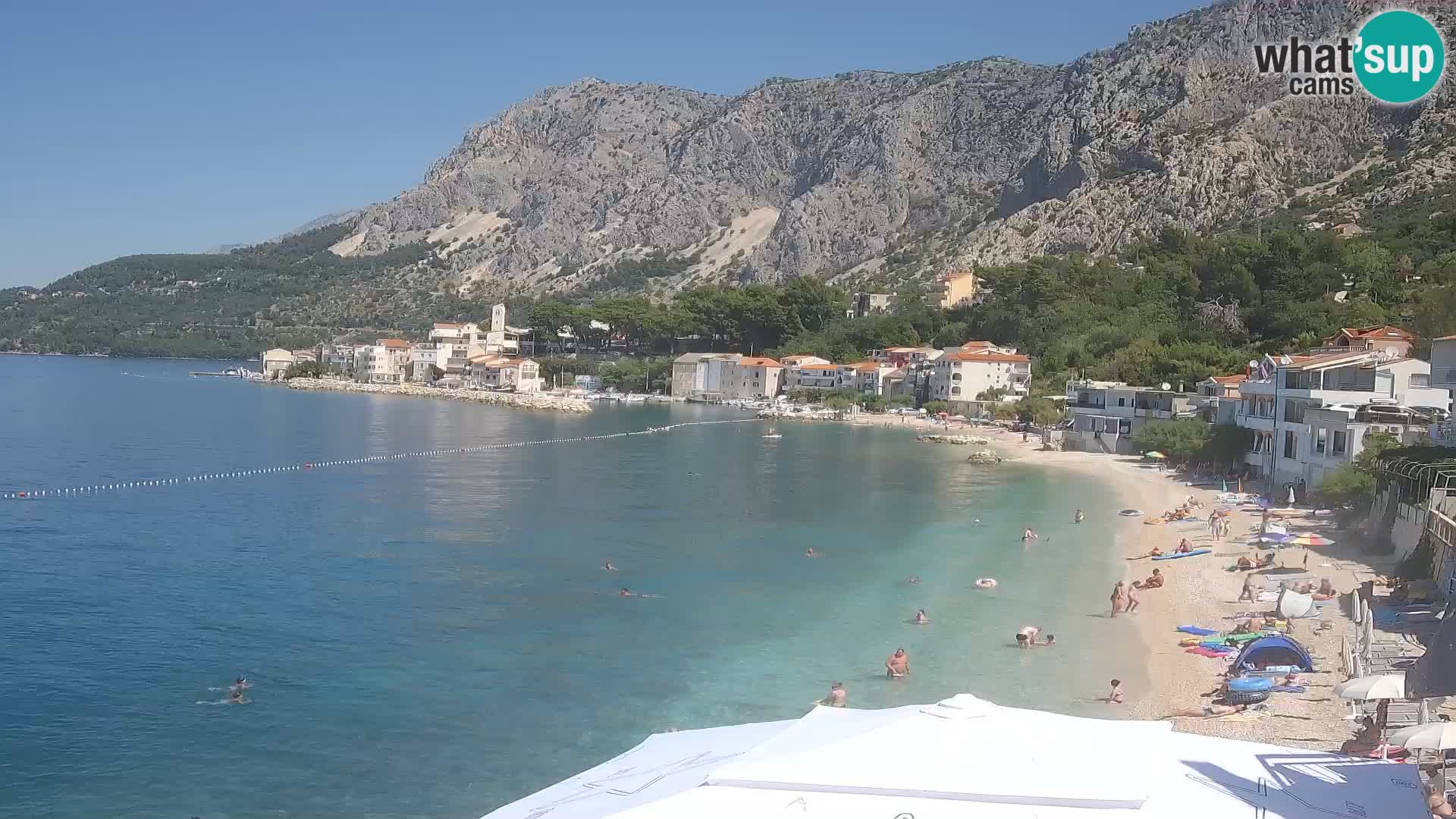 Webcam Drašnice (Podgora)  – Beach – Ober apartments