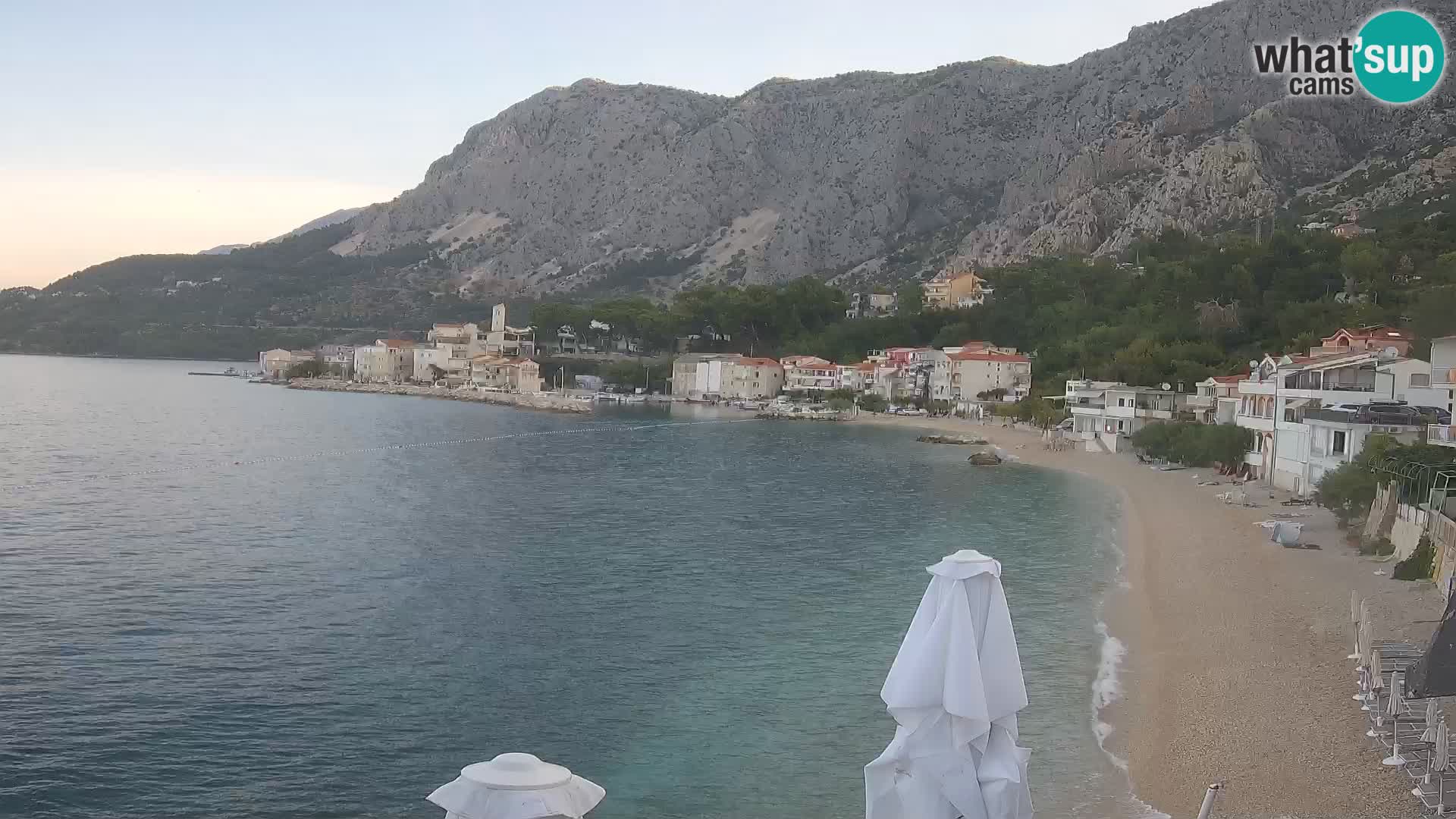 Kamera v živo Drašnice (Podgora) – Plaža
