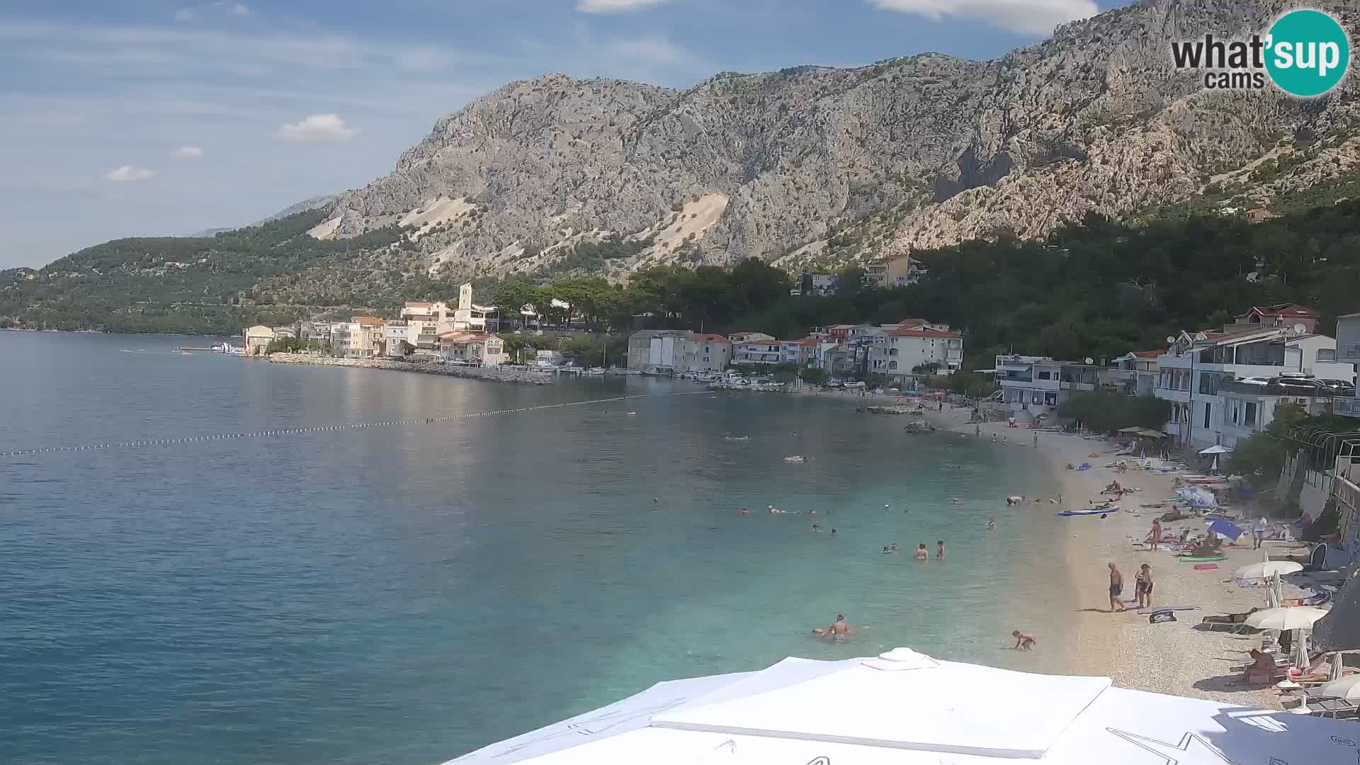 Webcam Drašnice (Podgora)  – Plage