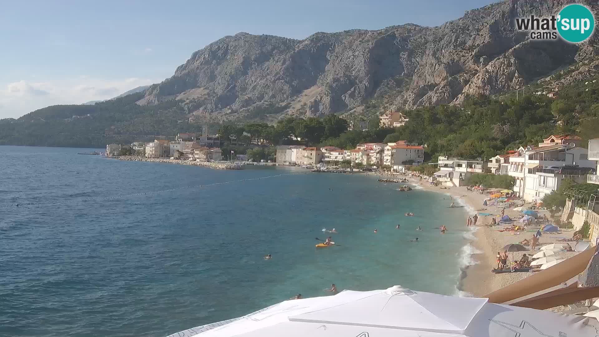 Kamera v živo Drašnice (Podgora) – Plaža