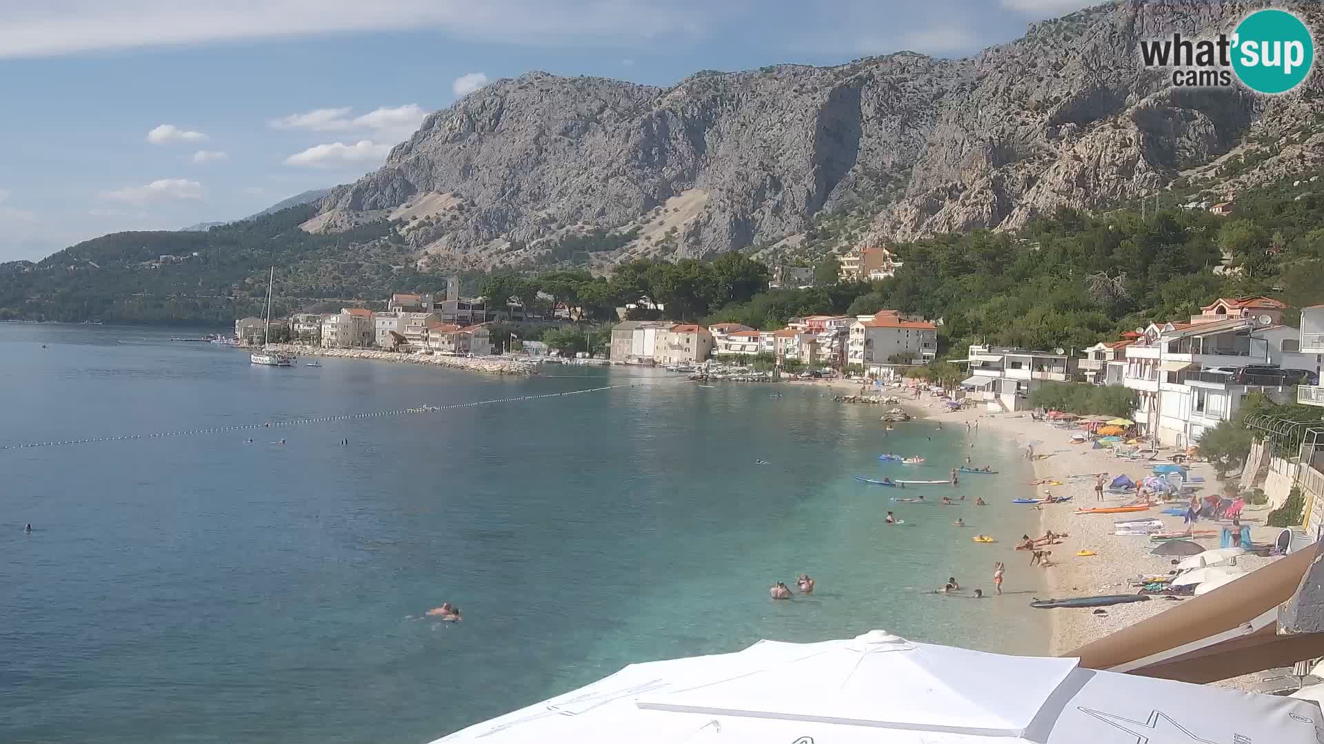 Webcam Drašnice (Podgora)  – Beach – Ober apartments