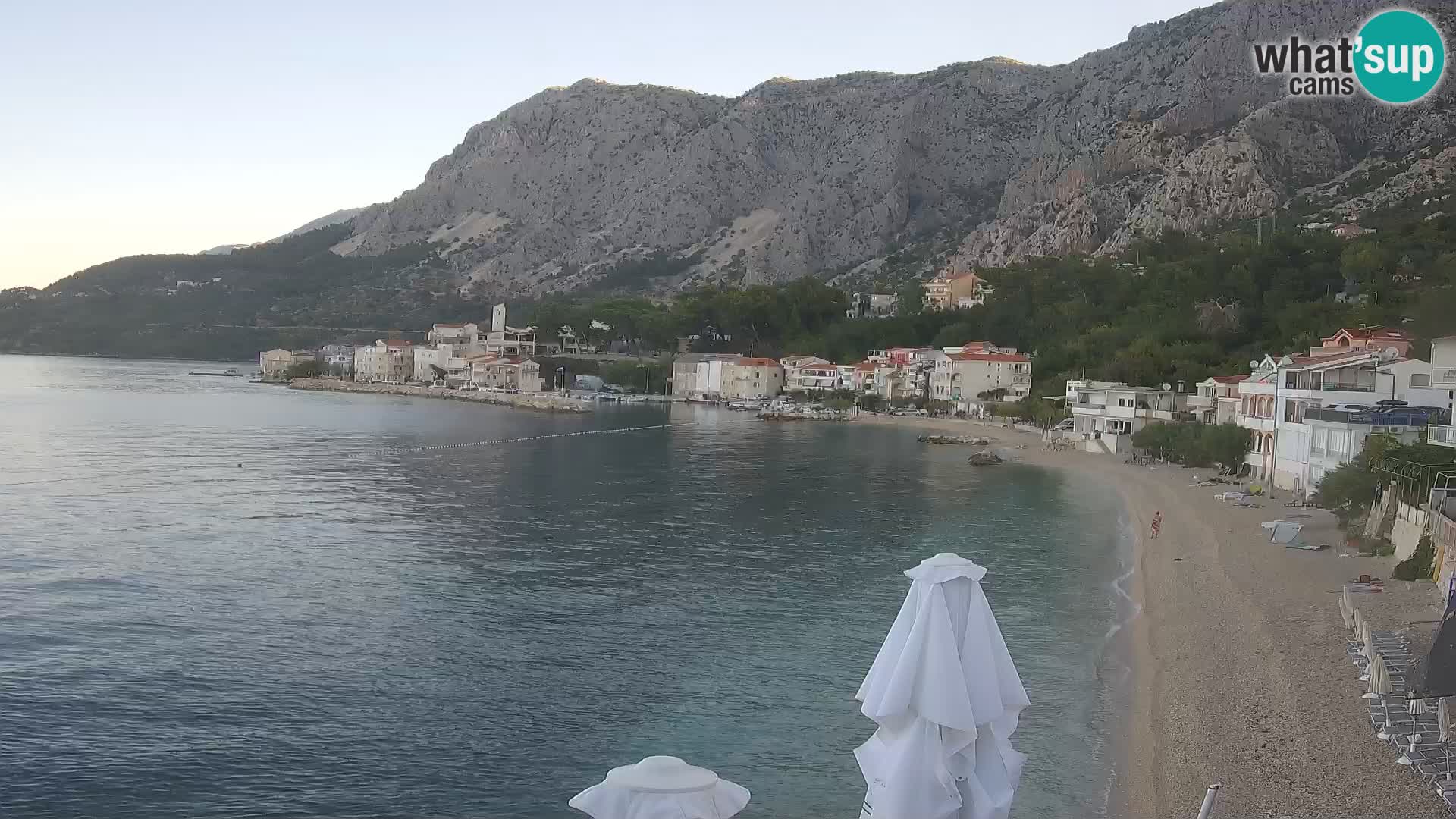 Webcam Drašnice (Podgora)  – Beach – Ober apartments