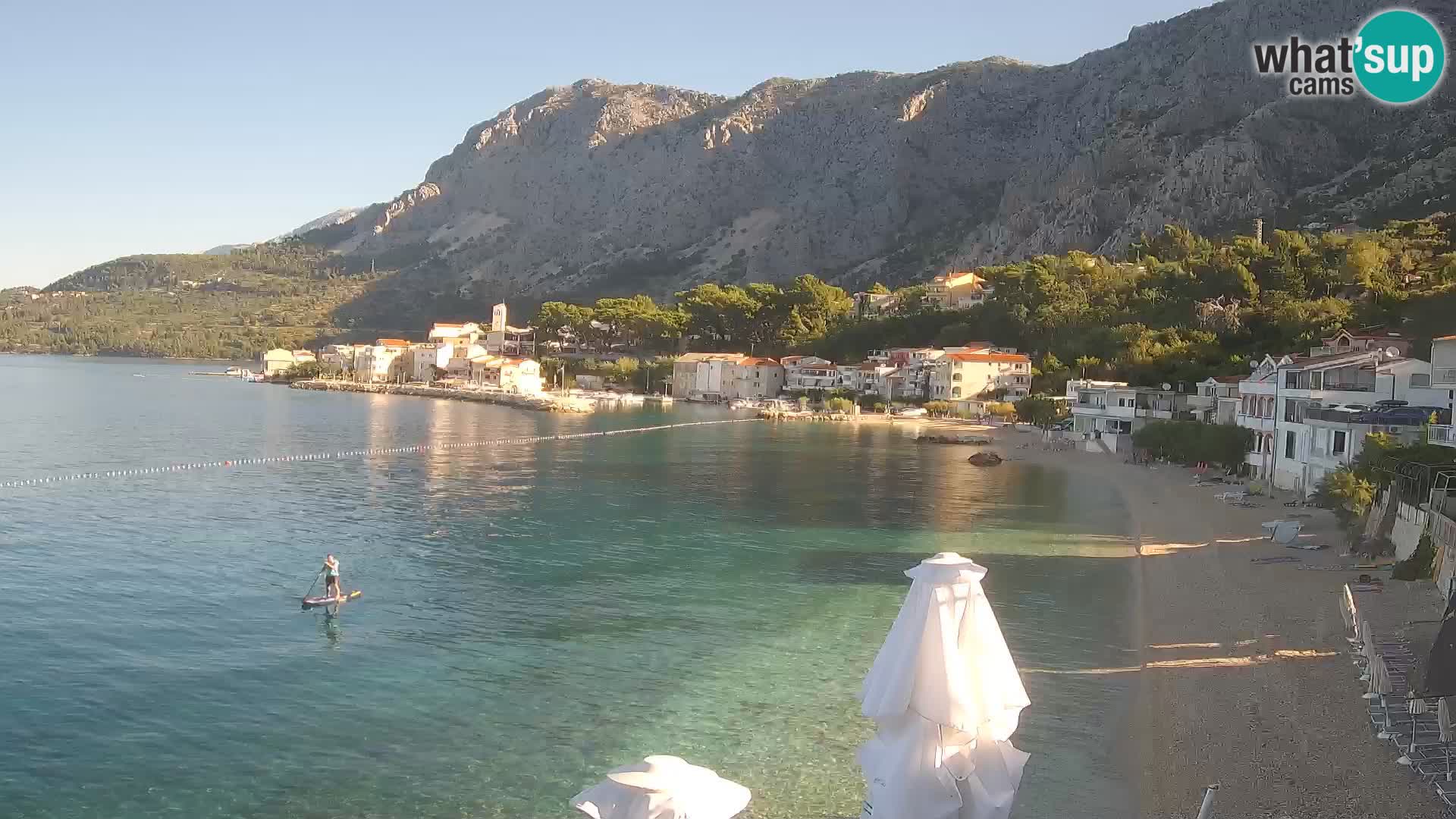 Webcam Drašnice (Podgora)  – Beach – Ober apartments