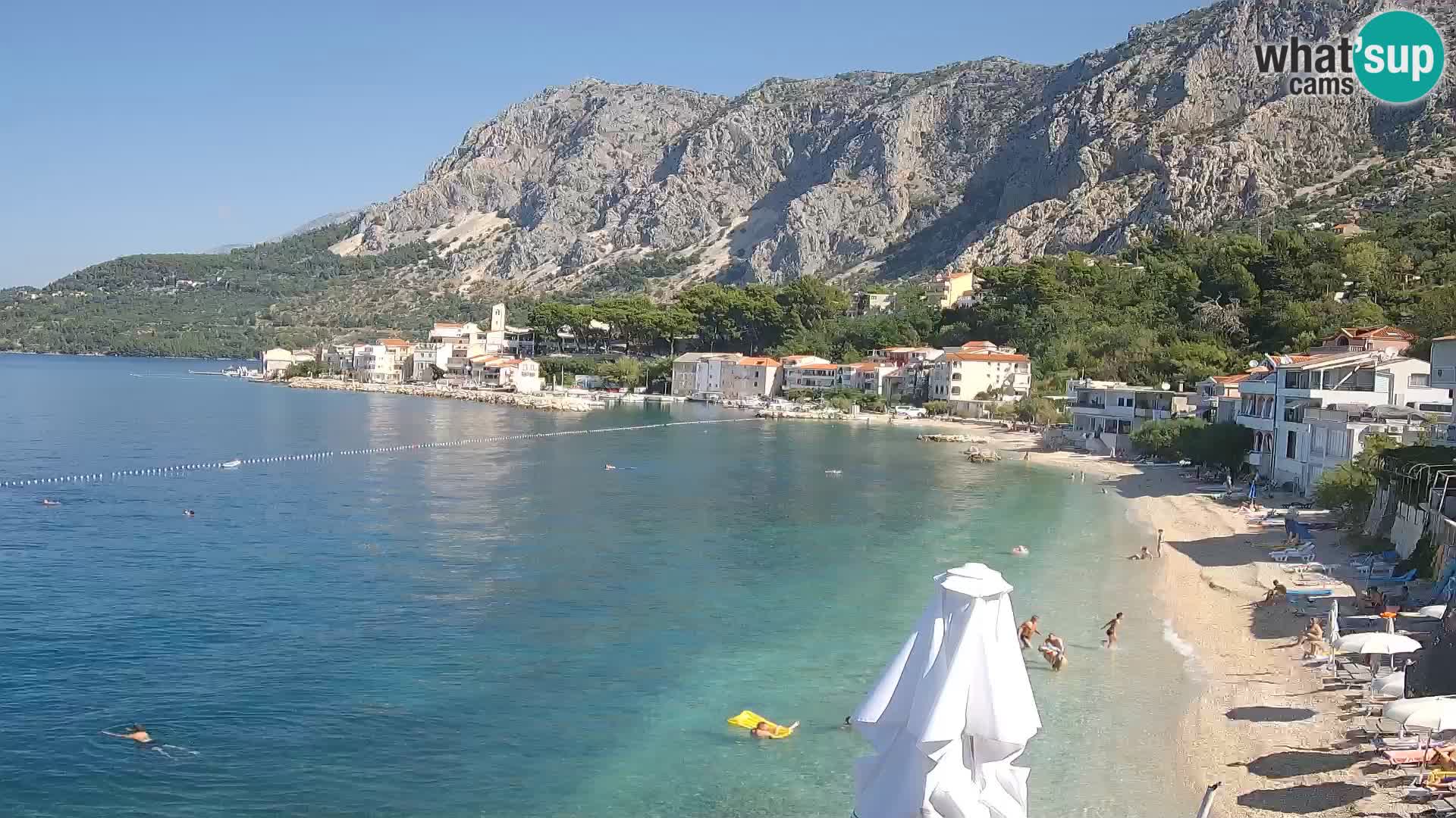 Webcam Drašnice (Podgora)  – Beach – Ober apartments