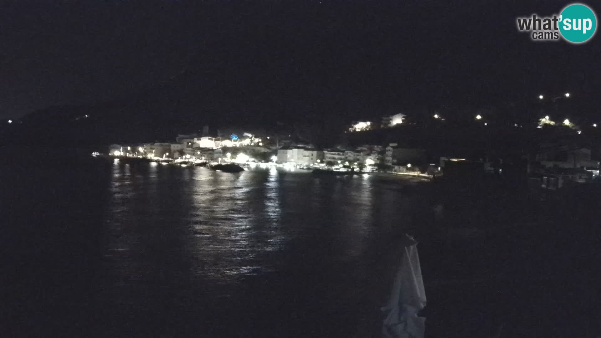 Webcam Drašnice (Podgora)  – Plage
