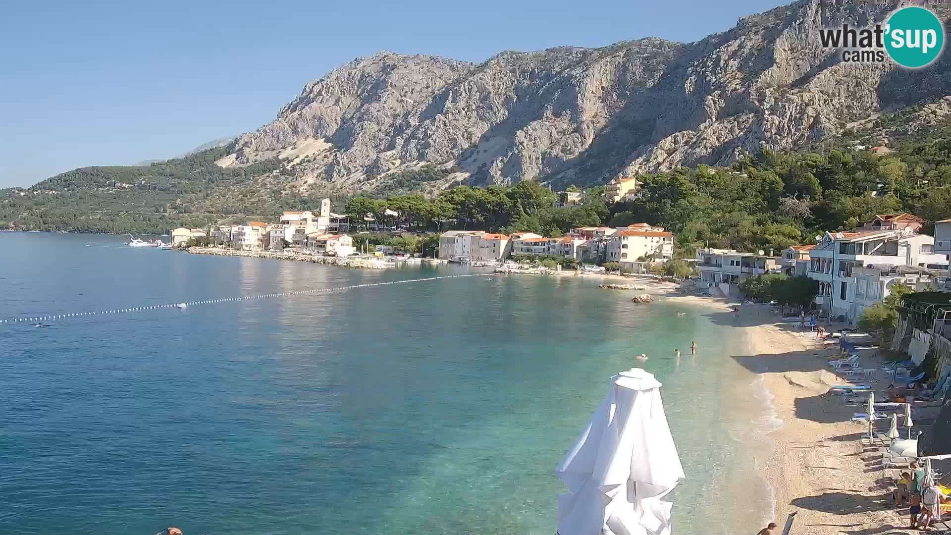 Webcam Drašnice (Podgora)  – Playa