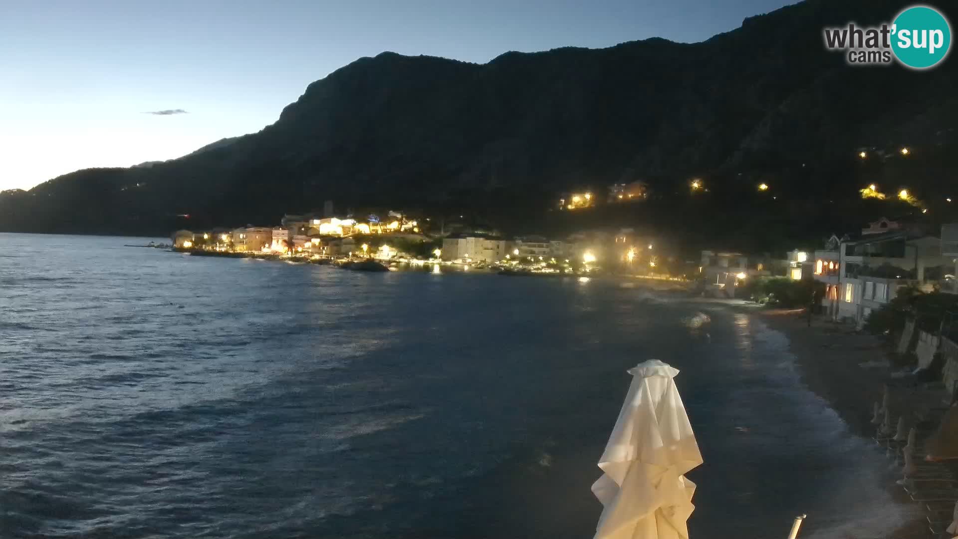 Webcam Drašnice (Podgora)  – Beach – Ober apartments