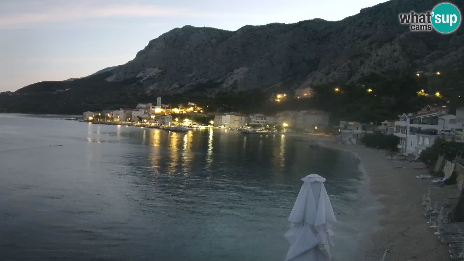 Webcam Drašnice (Podgora)  – Beach – Ober apartments