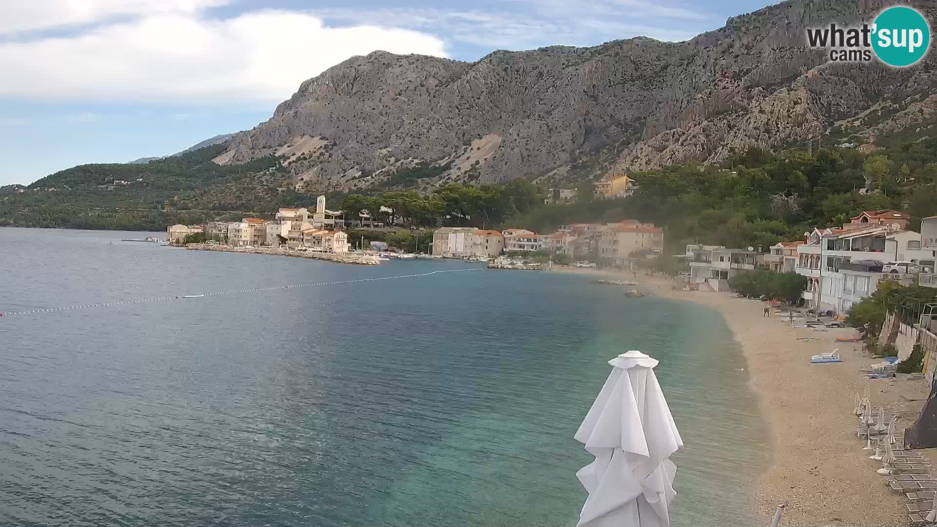 Webcam Drašnice (Podgora)  – Beach – Ober apartments